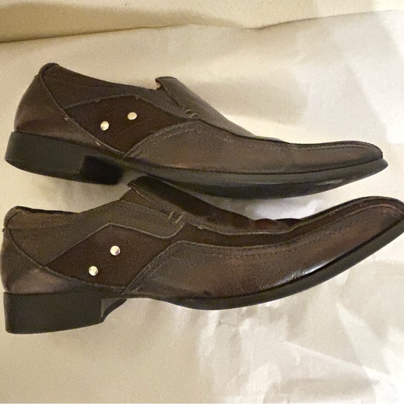 Stacy Adams Brown Bike Toe Loafers Size 10.5 main image 6